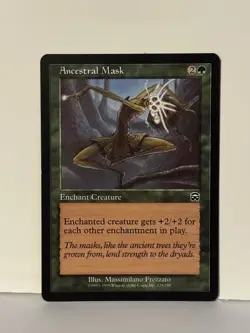 Ancestral Mask C Mercadian Masques 229 NM MTG Magic Fast Ship - Image 1