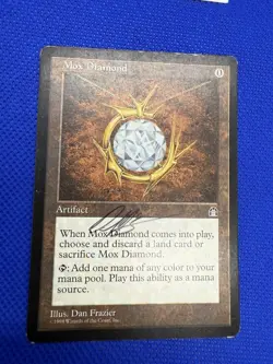 Mox Diamond Stronghold Regular Signed by Dan Frazier - Image 1