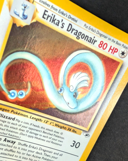 Pokemon TCG: Erika's Dragonair 4/132 Gym Heroes WoTC Holo Rare LP+ - Image 4