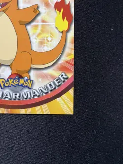 Charmander #04 1999 Topps Pokemon TV Animation Series 1 Non Holo Vintage Blue - Image 4