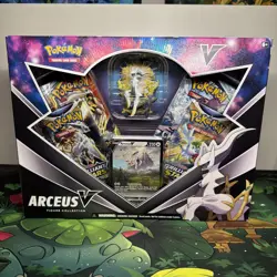 Pokemon TCG Arceus V Figure Collection Box Factory Sealed Brilliant Stars 2022 - Image 1