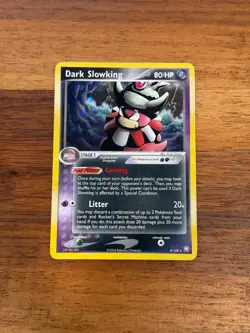 Pokemon Team Rocket Returns Dark Slowking 9/109 Holo LP - Image 1