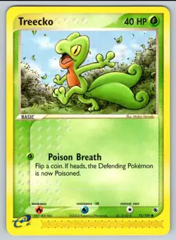 2003 Ruby & Sapphire Treecko Common #75 - Image 1