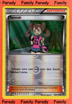Sannah REVERSE 104/119 XY Vigueur Spectrale Carte Pokemon neuve fr - Image 1
