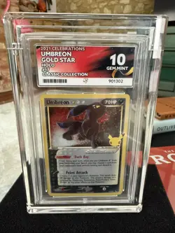 Pokemon Umbreon Gold Star 17/17 Celebrations ACE 10 Gem Mint Holo - Image 1