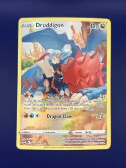 Druddigon TG09 Silver Tempest Trainer Gallery Pokemon TCG - NM - Image 1