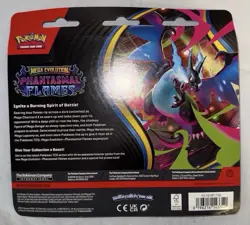 Pokemon Phantasmal Flames 3 Pack Blister Sneasel Promo Sealed - Image 3