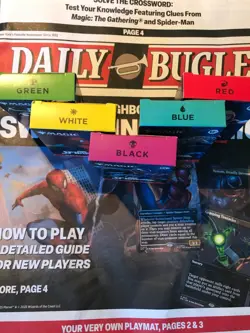 SDCC 2025 MTG Spider-Man Welcome Packs FULL SET w/ Comic & Newspaper/play mat - Image 4