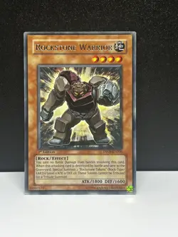Yugioh Rockstone Warrior DP09-EN006 Rare 1st Ed NM - Image 1