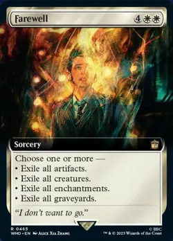 Near Mint x 1 Farewell - Foil - Extended Art Doctor Who Variants - Image 1