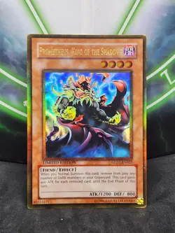 Yugioh Prometheus, King Of The Shadows GLD1-EN027 Gold Rare LP - Image 1