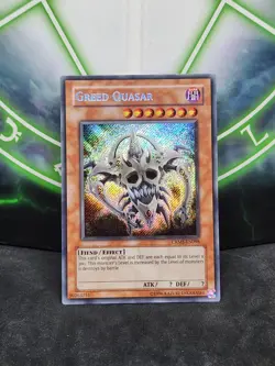 Yugioh Greed Quasar CRMS-EN098 Secret Rare NM - Image 1