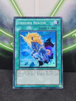 Yugioh Unicorn Beacon DREV-EN055 Super Rare 1st Edition NM - Image 1