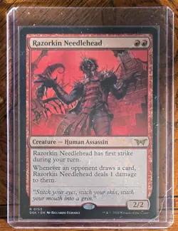 Razorkin Needlehead Duskmourn: House of Horror Regular NM or Better Never Played - Image 1