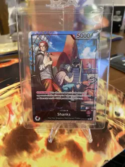 Shanks (2025 PSA Magazine Promo) OP09-001 One Piece Promotion Cards Foil Sealed - Image 1