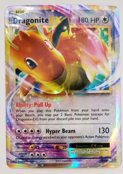 Dragonite EX 72/108 XY Evolutions Pokemon Card Ultra Rare NM or better - Image 1
