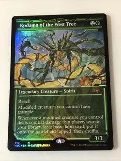 Kodama Of The West Tree Showcase Foil NM X1 Neon Dynasty Condition See Pics - Image 1
