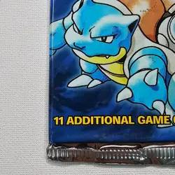 1999 Pokemon Base Set Unlimited Booster Pack Blastoise WOTC Factory Sealed - Image 5