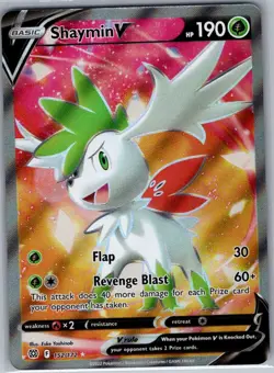 Shaymin V (Full Art) 152/172 SWSH09: Brilliant Stars - Pokemon Card - NM - Image 1
