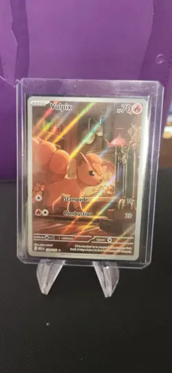 Pokemon TCG Vulpix Illustration Rare Card #138/132 Mega Evolutions NM - Image 1