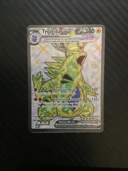 Pokemon TCG Tyranitar EX 211/197 Full Art Ultra Rare Obsidian Flames Near Mint - Image 1