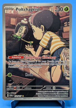 Poltchageist 171/167 Pokemon TCG 2024 Secret Rare Holo Twilight Masquerade NM - Image 1