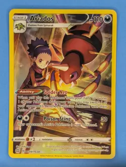Ariados TG09/TG30 Pokemon TCG Ultra Rare SWSH09: Brilliant Stars Near Ming - Image 1