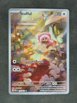 Stufful - 154/132 Pokemon TCG Illustration Rare ME01: Mega Evolution NM - Image 1