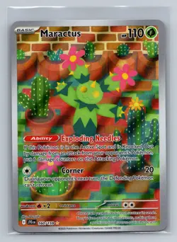 Maractus 160/159 Pokemon TCG Illustration Rare SV09: Journey Together Near Mint - Image 1
