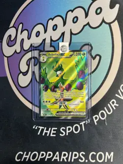 Pokemon Destined Rivals Arboliva EX Full Art Ultra Rare Holo #207/182 - Image 1