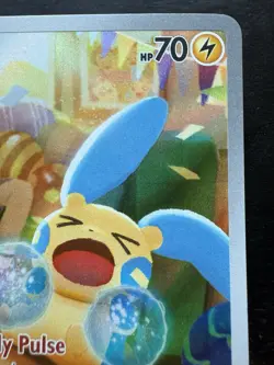 Pokemon Minun 194/182 Paradox Rift Illustration Rare (NM) - Image 3