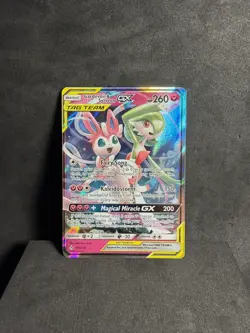 Pokemon TCG Gardevoir & Sylveon GX 130/214 Sm-Unbroken Bonds Holo - Image 1