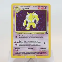 Pokemon TCG - Hypno 8/62 Fossil Holo Rare WOTC - MP - Image 2