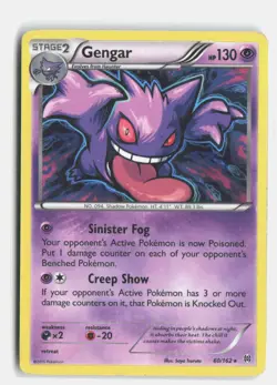 Gengar 60/162 BREAKthrough Holo Rare Pokemon Holo HP - Image 1