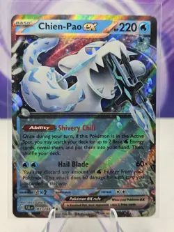 Pokemon TCG Chien-Pao EX 061/193 S&V: Paldea Evolved Double Rare NM Condition - Image 1