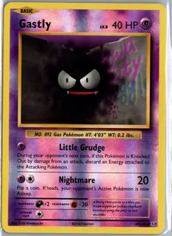 Gastly 47/108 Common Evolutions Pokemon Lightly Played - Image 1