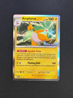 Ampharos MEP 075 Chaos Rising Stamped Promo Prerelease Pokemon TCG - Image 1