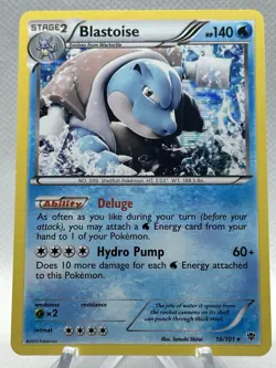 Blastoise Holo Plasma Blast 2013 # 16/101 Pokemon TCG - Image 1