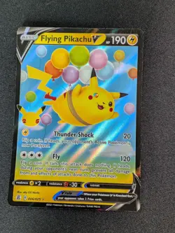 [NM] 🌿 Pokemon Flying Pikachu VMAX 006/025 Holo Full Art Celebrations - Image 1