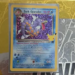 Pokemon TCG Dark Gyarados 8/82 Team Rocket Holo Rare Unlimited EN 70 HP - Image 1