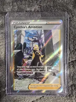 Cynthia's Ambition GG60/GG70 Crown Zenith: Galarian Gallery Holo Pokemon TCG - Image 1