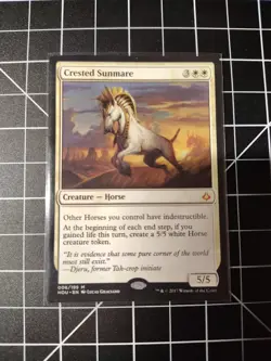 Magic The Gathering Crested Sunmare Hour of Devastation #6/199 Regular - Image 1