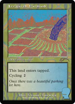 FOIL Irrigated Farmland - Secret Lair Drop Series (SLD) - Image 1