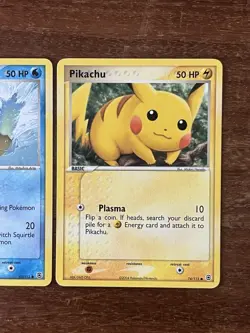 Pikachu 74/112 Squirtle 83/112 Set EX Red Fire & Leaf Green Pokemon Card Eng - Image 4