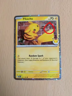 ⚡Swirl Pokemon Pikachu Promo Holo Karte 2026 Pokemon Day mit Swirl EN 051/162 - Image 1