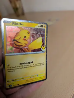 ⚡Swirl Pokemon Pikachu Promo Holo Karte 2026 Pokemon Day mit Swirl EN 051/162 - Image 3