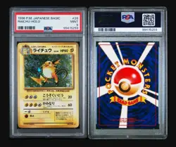 RAICHU POKEMON 26 1996 BASE SET MINT JAPANESE PSA 9 - Image 2