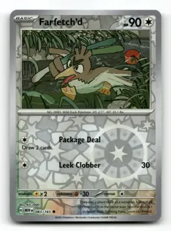 Farfetch'd 083/165 - 151 Reverse Holo - Pokemon Card NM/M - Image 1