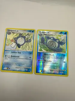Pokemon Karte TCG Quappo 35+115/146 Erwachte Legenden Holo Vintage Deutsch LP-GD - Image 2