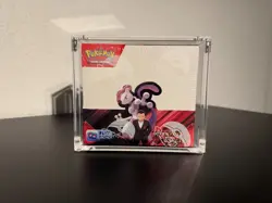 Premium Acryl Case Pokemon Booster Box Display 8mm Destined Rivals Chaos Rising - Image 1